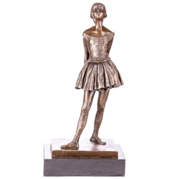 Táncoslány bronz szobor képe